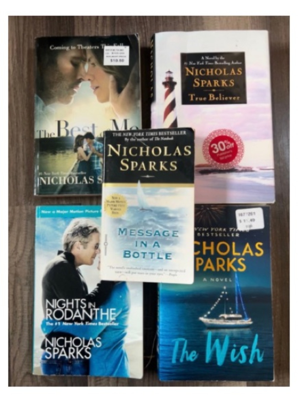 Nicholas Sparks Book Bundle!!!‎